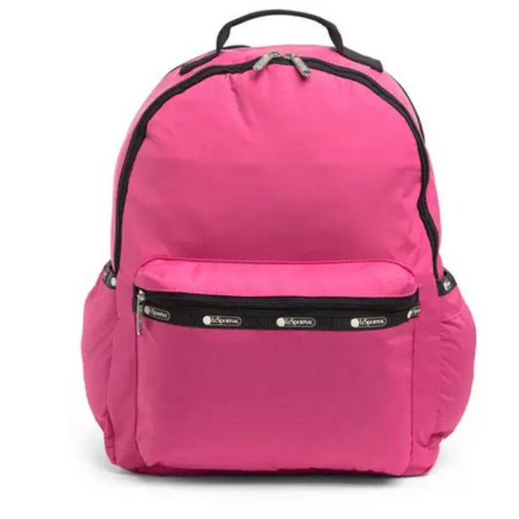 NWT LeSportsac Logan Backpack - POP PINK - Picture 3 of 6